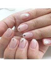 アイラッシュアンドネイル専門店 クラル(CURAR)/ダイヤホロネイル￥7980
