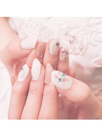 押し花ネイル