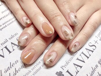 ラヴィアスプラス(LAVIAS+)/【ジェル】10本アートし放題