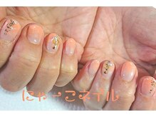 にゃーこネイル/キラキラグラデ☆定額￥4980