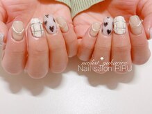 リル(RIRU)/ニュアンスネイル/ハートネイル