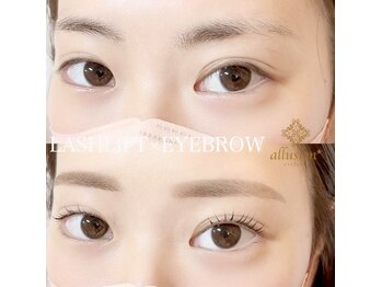 アリュージョン 那覇おもろまち店/眉毛/まつ毛パーマset