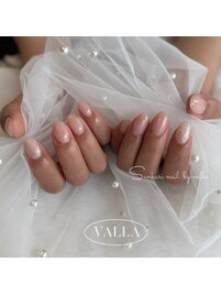 韓国発VALLANAILピンクネイル