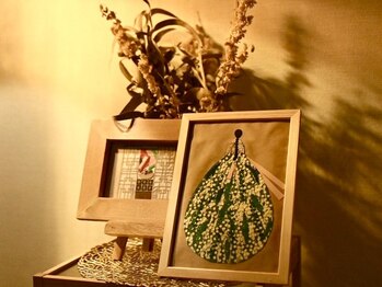 かまくらリアン/韓国の貼り絵