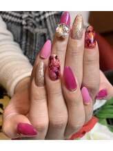 ネイルアンドアロマリャド(Nail&Aroma)/【W】アクリルスカルプチュア &nbsp;