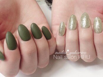 リル(RIRU)/ワンカラー/ラメ/マットネイル