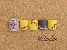 ブランロール 中目黒店(Blanl'or)/ＦＯＯＴ刺しゅうネイル♪マット