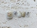 FOOTネイル ¥9980 クリアリング