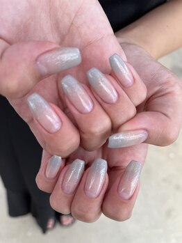 エーモアー(a'more)/ブルー グラデーションネイル