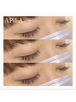 アピラトータルデザインサロン(APiLA total design salon)/・フラットラッシュ120本