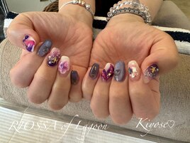人魚のしっぽ×海ネイル