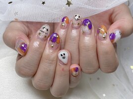 ハロウィンネイル