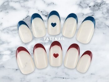 ファストネイル 関内店(FAST NAIL)/ハート/フレンチ【11439】