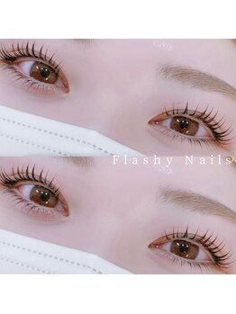 フラッシーネイルズ(Flashy Nails)の写真/【理想のパッチリ目元★】圧倒的なデザイン力×繊細な技術で、鏡を見るのが楽しくなるモテ可愛な瞳へ♪