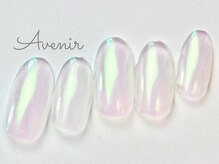 アヴィニール 表参道(Avenir)/うるちゅるオーロラミラーネイル