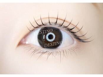 デスティーノ アイラッシュ(DESTINO eyelash)の写真/無理のない範囲で続けていただくために◎抜群のキープ力が大好評【フラットマットラッシュ】導入サロン☆