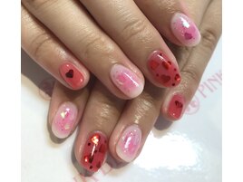 ～ピンクチークネイル～