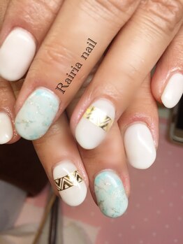 ライリアネイル(Rairia nail)/マーブルネイル