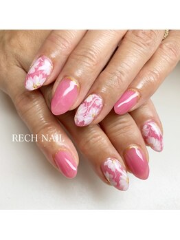 レッシュネイル サロンアンドスクール(RECH NAIL salon&school)/フラワーレース
