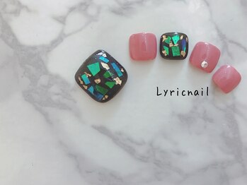 リリックネイル 本八幡店(LyricNail)/大人クールにキラキラフット☆