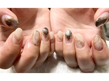 ネイル シスター(nail sister)/マグネット×ニュアンスネイル