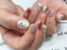 ネイルサロン マジックガール(Nail Salon MagiqueGirl)/【マグネット手書き花】