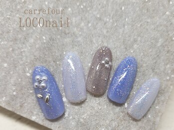 カルフール ロコ ネイル 草加西口店(Carrefour LOCO nail)/トレンド定額コース