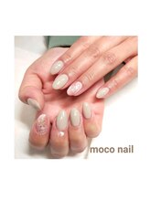 モコネイル(moco nail)/☆ワンカラー2本アート☆