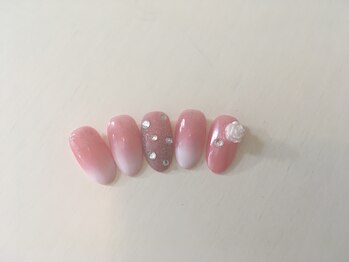 ジュネス(JEUNESSE)/¥7,800デザインネイル【バラ】