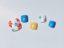 ネイルサロンアンドスクール アイビー(IVY)/カラフルフット♪