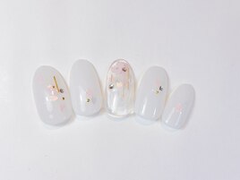 #フラワーネイル