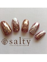 ネイルアンドアイラッシュサロン ソルティ 寺田町(salty)/ハンドネイル/アート10本コース
