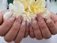 ダブルネイル(Double Nail)/[前窪]アーガイルネイル