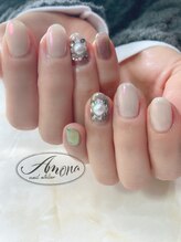 アモーナ ネイルアトリエ(amona nail atelier)/オーロラミラーネイル