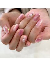 ネイルサロン クール(Nailsalon Coeur)/ミラーネイル