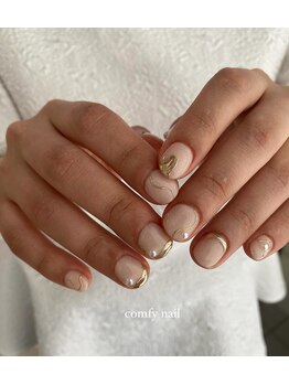 コンフィ(comfy)/ウェディングネイル