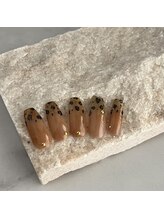 ネイルサロン ウノ 湘南平塚(UNO)/2024 秋ネイル　レオパード