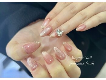 リン 恵比寿(RiN.)/うるうるピンクネイル　chinami