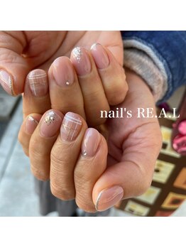 ネイルズリアル(nail's REAL)/チェックネイル