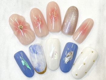 ネイルサロン ヴェリィ 横浜店(NAIL SALON Very)の写真/上品かつハイセンスなデザイン多数♪使用するジェルにもこだわり,丁寧な施術で長持ち♪スクール併設サロン!