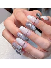 シュシュ(Chou chou)/インクでニュアンスネイル