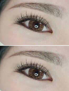 ワンドット 佐賀(One.)の写真/抜群のモチの良さ！【フラットラッシュ】自然でナチュラルな仕上がり～濃密なボリュームeyeまで自由自在♪