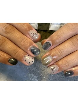 ショートネイルデザインが豊富