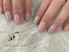 ピンクカラーネイル　麻布十番