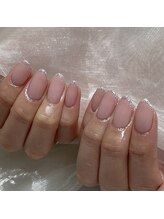 レイリーネイル(Reilly nail)/那覇ネイル/ラメフレンチ☆