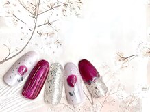 ネイルサロン&スクール ジーナ(GINA)/ふんわり春色チューリップ