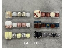 グリッター(GLITTER)/青山限定8,9月フット定額アート