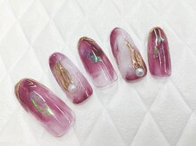 グラマーネイル(Glamor nail)/ホロクリアxパール