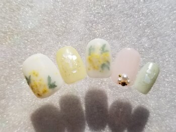 ネイルフロンティア 吉祥寺(NAIL FRONTIER)/マットミモザキャンドル8980円～