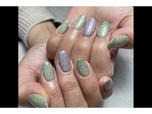 ヘアーアンドネイル ルシア(Hair&Nail Lucia)/ラメワンカラーネイル！